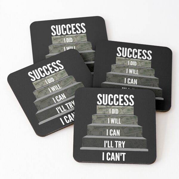 Item preview, Success Stairs Motivational Quote designed and sold by SuccessInsanity.