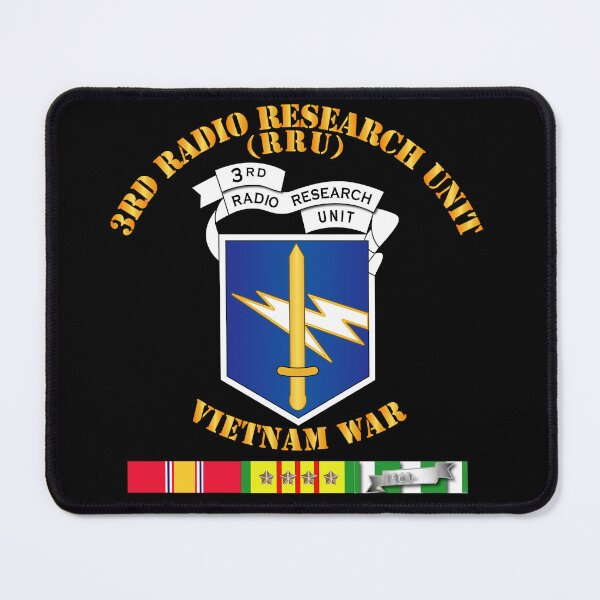 Item preview, Army - 3rd Radio Research Unit Mobile Det  w VN SVC - Blue designed and sold by Military Insignia Products.