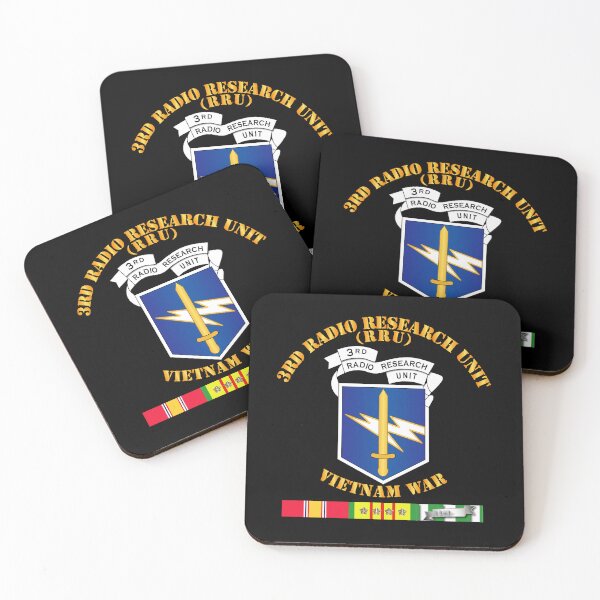 Item preview, Army - 3rd Radio Research Unit Mobile Det  w VN SVC - Blue designed and sold by Military Insignia Products.