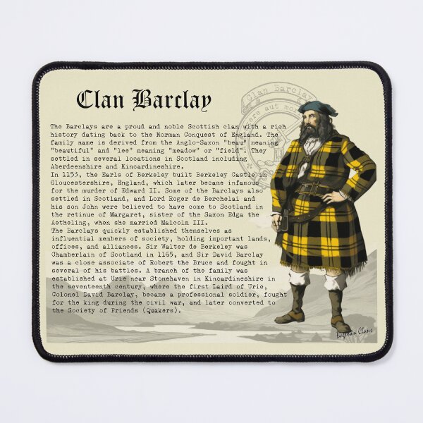 Item preview, Clan Barclay Scottish History  designed and sold by BagTown Clans.