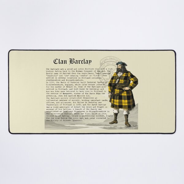 Item preview, Clan Barclay Scottish History  designed and sold by BagTown Clans.