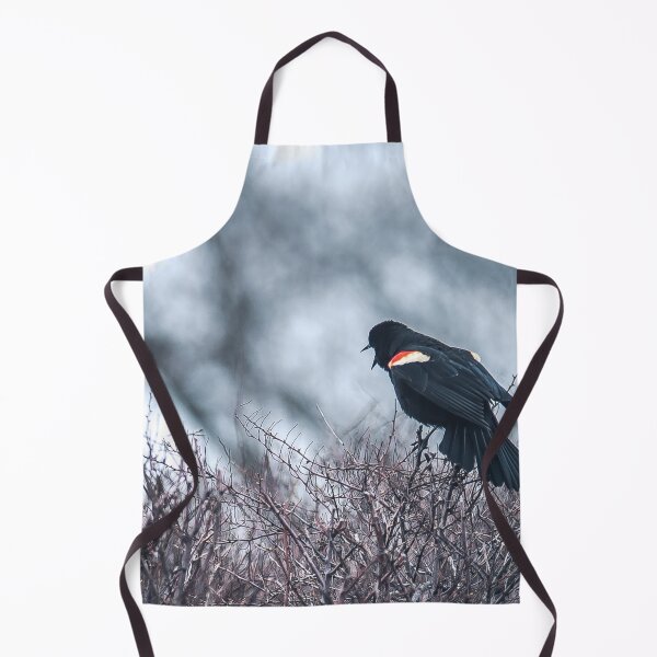 Item preview, Red winged black bird designed and sold by RezieMart.