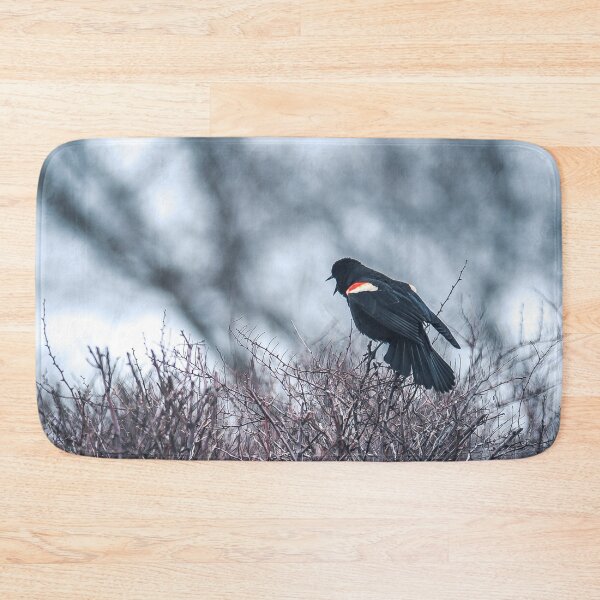 Item preview, Red winged black bird designed and sold by RezieMart.