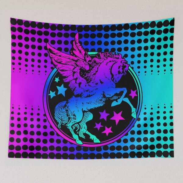 Item preview, Retro Neon Pegasus designed and sold by Eva Nev.