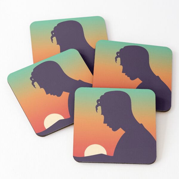 Item preview, Man's silhouette in sunset tones designed and sold by Magico Paco.