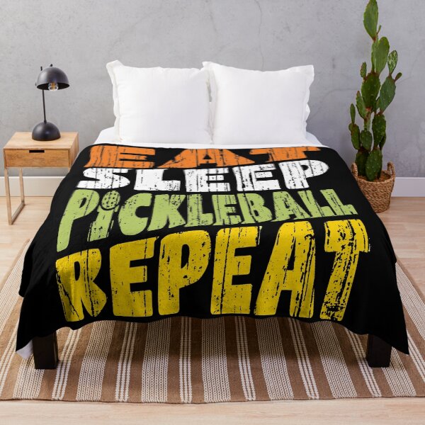 Item preview, Eat Sleep Pickleball Repeat designed and sold by BuxomBabe21.