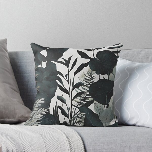 Item preview, Dark Green Plants Foliage Leaves White Background designed and sold by N0VEEN.