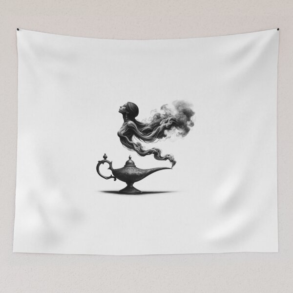 Item preview, Mystic Emanation: The Enchanted Genie designed and sold by Malas-ART.