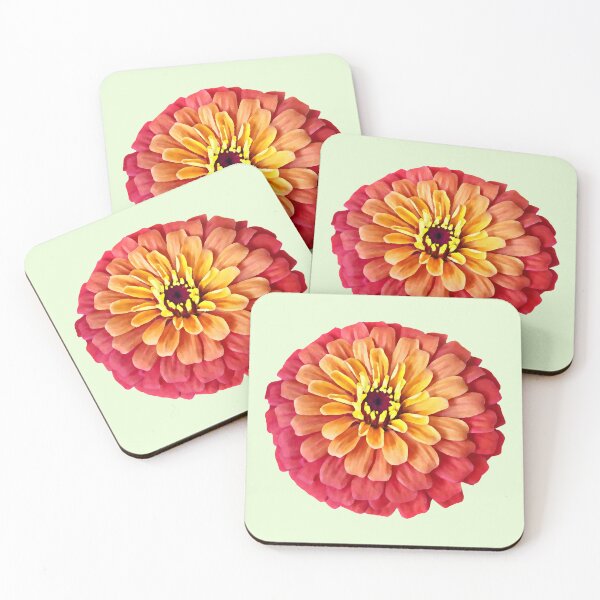 Item preview, Zinnia in Shades of Orange designed and sold by Susan Savad.
