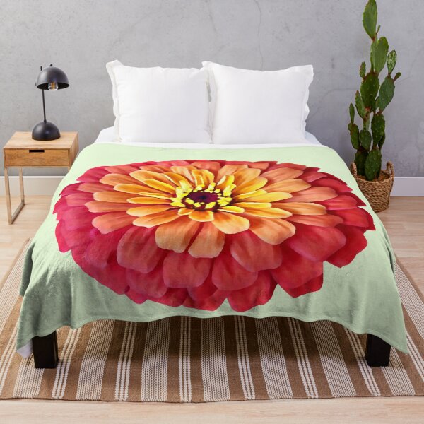 Item preview, Zinnia in Shades of Orange designed and sold by Susan Savad.