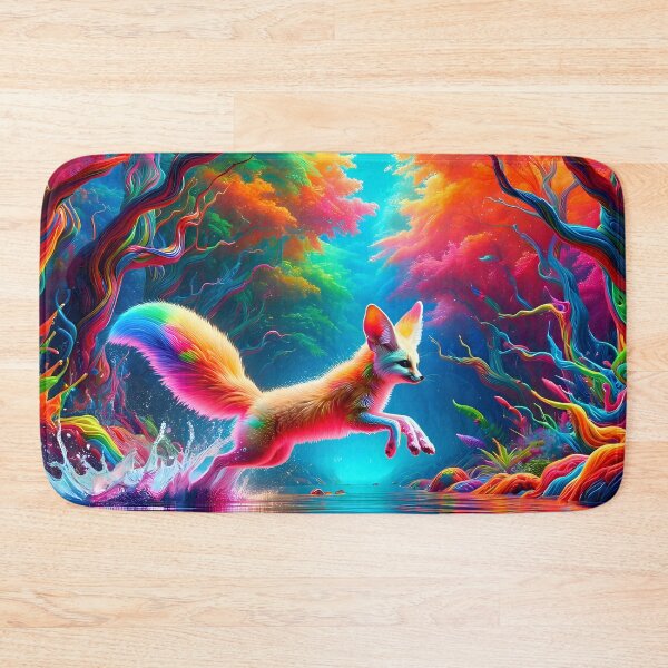 Item preview, Psychedelic Fennec Fox designed and sold by Matt's Artificial Nature.