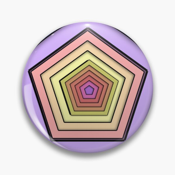 Item preview, Colorful Fusion: Seven Pentagons, Dual Gaze designed and sold by EnjoYarty.