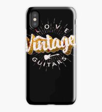 Love Vinatge Guitars iPhone Case/Skin
