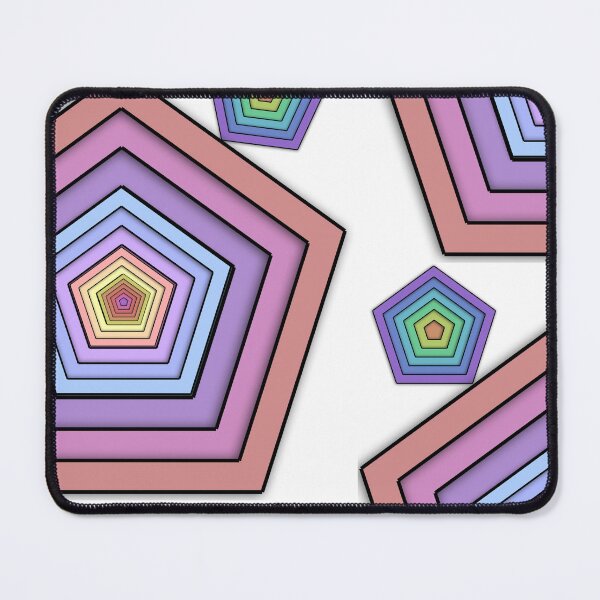 Item preview, Colorful Fusion: Seven Pentagons, Dual Gaze designed and sold by EnjoYarty.