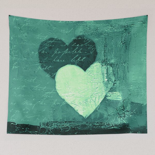Item preview, Hearts in ocean blue - series 2 (76) designed and sold by a3-studio.