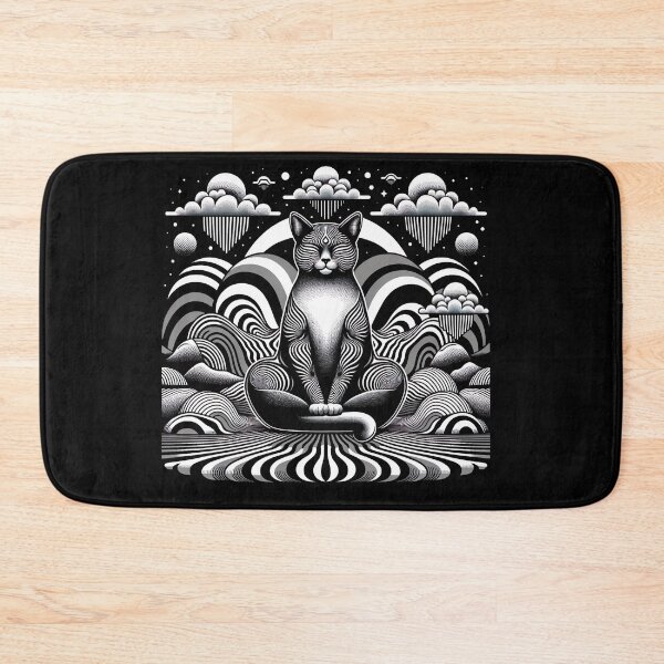 Item preview, Contemplative Cat designed and sold by Yogimeister.