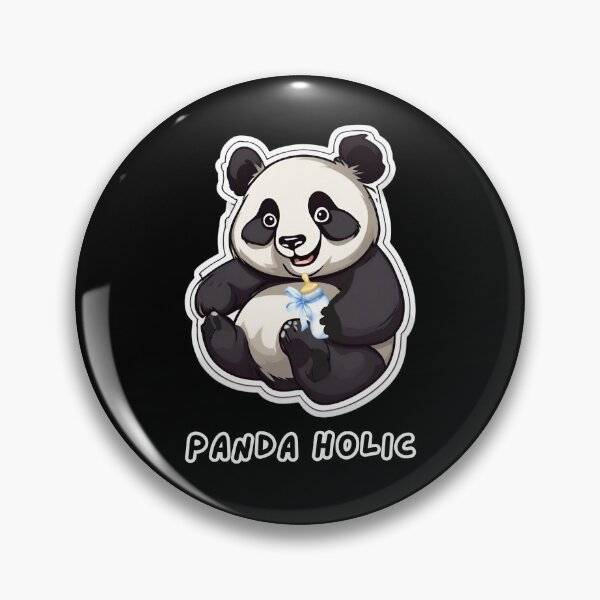 Item preview, Smiling panda with milk designed and sold by ViaNature.