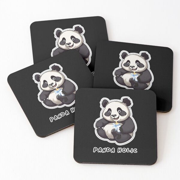 Item preview, Smiling panda with milk designed and sold by ViaNature.