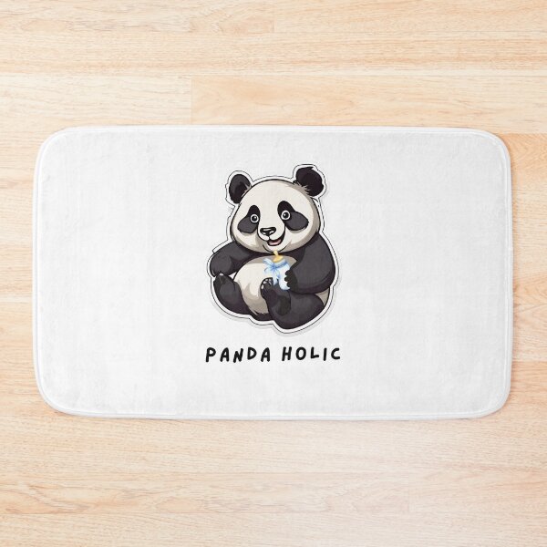 Item preview, Smiling panda with milk designed and sold by ViaNature.