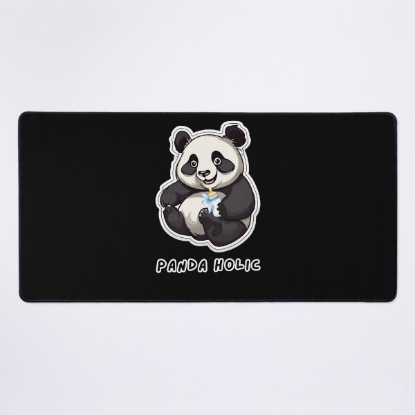 Item preview, Smiling panda with milk designed and sold by ViaNature.