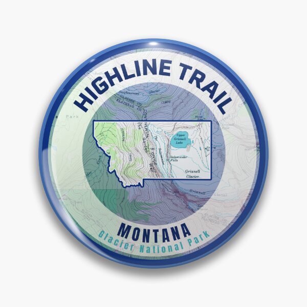 Item preview, Montana Map - Highline Trail designed and sold by Willz Designz.