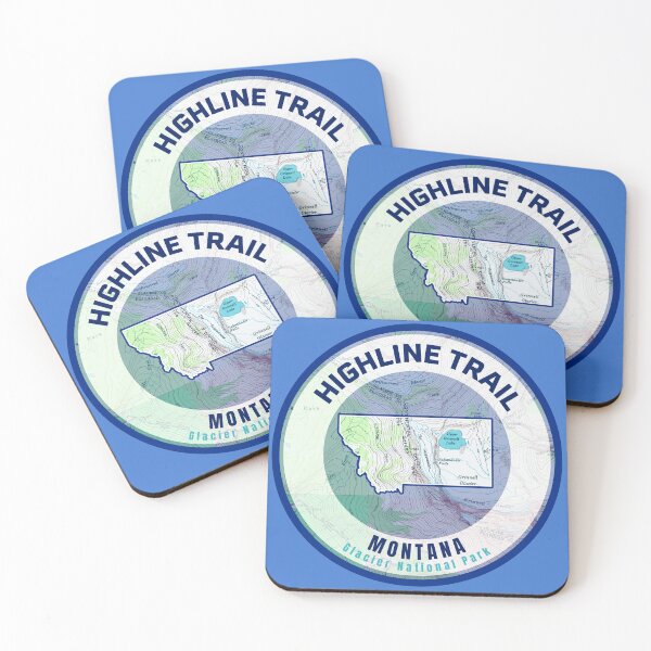 Item preview, Montana Map - Highline Trail designed and sold by Willz Designz.