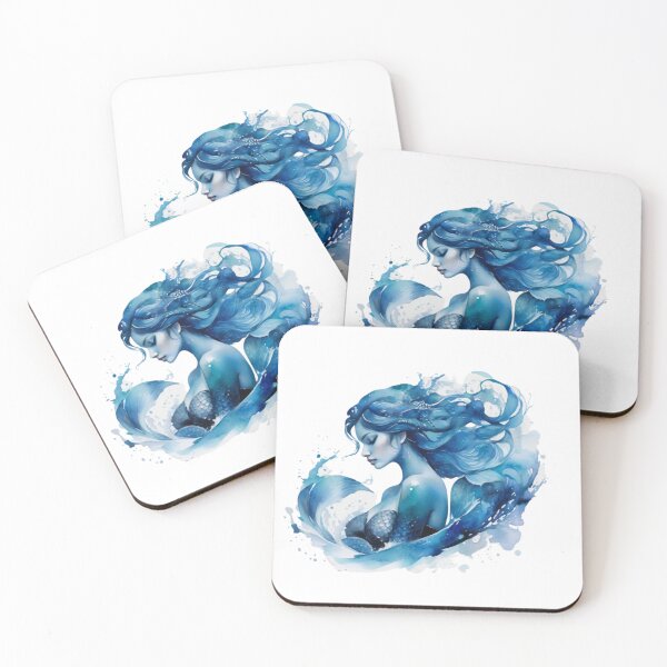 Item preview, Blue Haired Mermaid designed and sold by vuslatmedia.