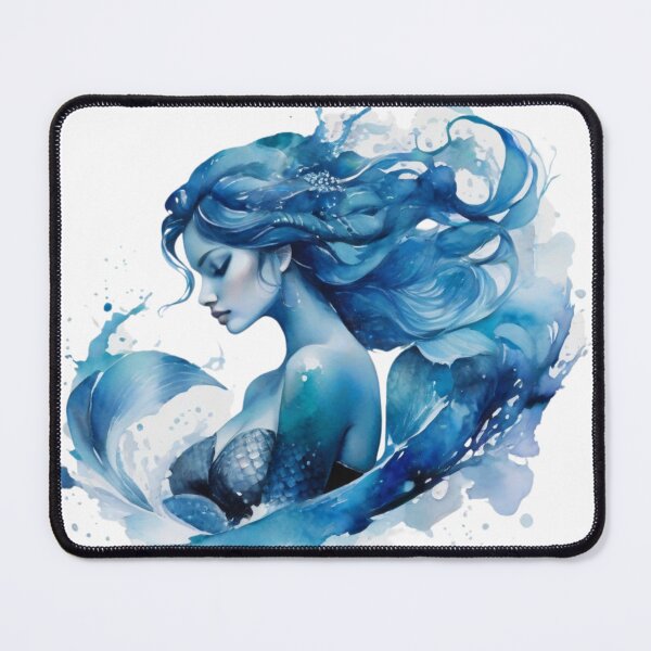 Item preview, Blue Haired Mermaid designed and sold by vuslatmedia.
