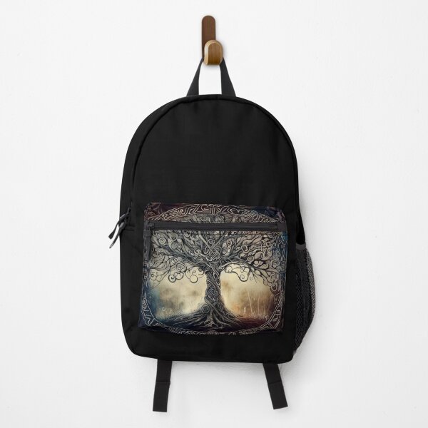 Item preview, Yggdrasil - tree of life with runic pattern designed and sold by TomFrontierArt.