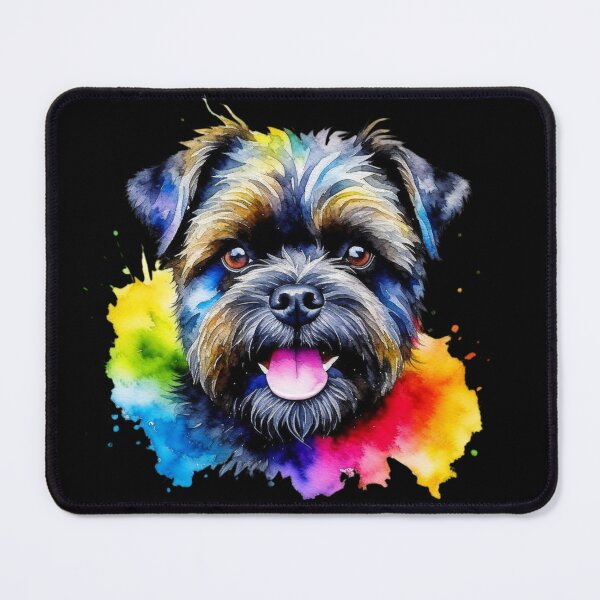 Item preview, Affenpinscher dog portrait in watercolor. designed and sold by KingJeffCage.
