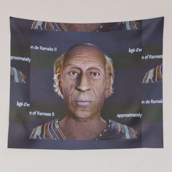 Item preview, vr 3489 / finition 2023 - 44 - Portrait du Pharaon Ramsès ll  A l'Aube de sa Vie 90 ans - Okaio Créations  Olavia-Olao designed and sold by o.okaïo.