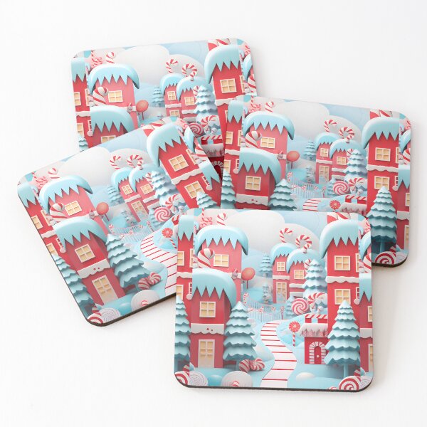 Item preview, Candy Cane Village Christmas Holiday Home Decor Wall Art Smartphones designed and sold by TheJerseyFolks.