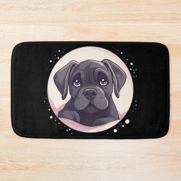 Artikelvorschau, Junge glückliche Cane Corso Welpen-Gesichtsillustration entworfen und verkauft von NBSStore.