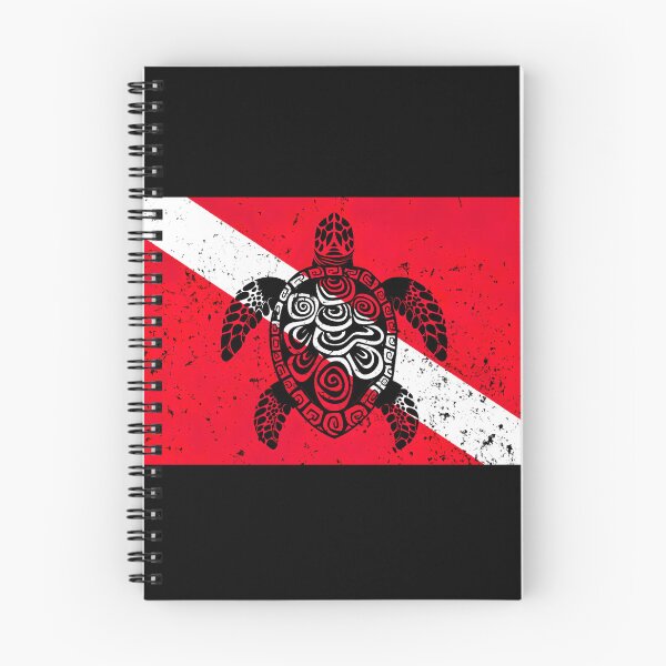 Item preview, Diving Flag and Sea Turtle designed and sold by Yogimeister.