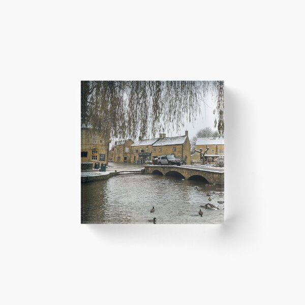 Item preview, A willow tree hanging over the river Windrush designed and sold by Martin Fenton.