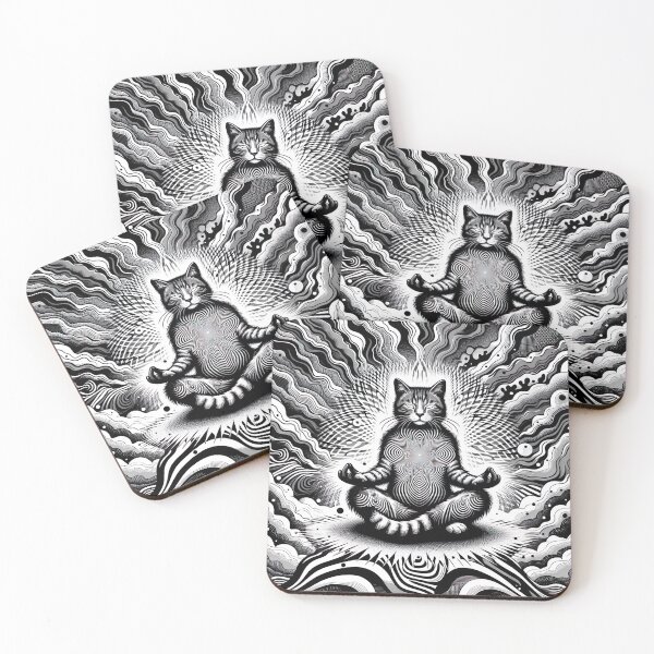 Item preview, Contemplative Cat designed and sold by Yogimeister.