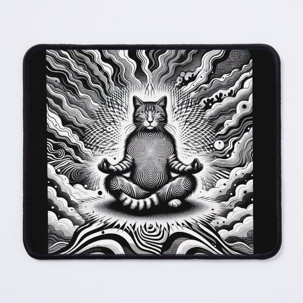 Item preview, Contemplative Cat designed and sold by Yogimeister.