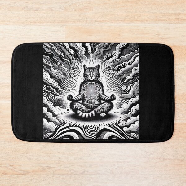 Item preview, Contemplative Cat designed and sold by Yogimeister.