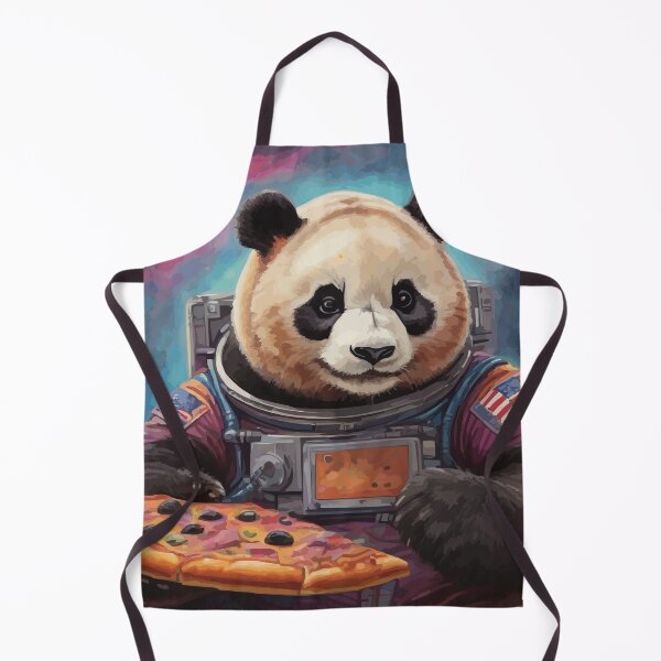 Item preview, Panda Astronaut Eating a Pizza in Space Ver1 designed and sold by thecatcouch.
