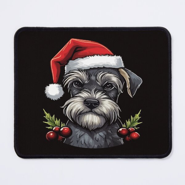 Item preview, Christmas Miniature Schnauzer designed and sold by creativellashop.