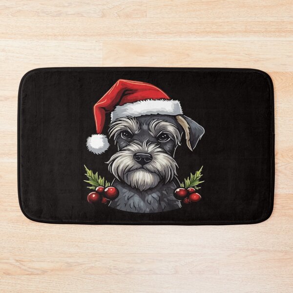 Item preview, Christmas Miniature Schnauzer designed and sold by creativellashop.