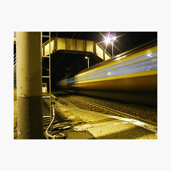 Moving Train Photographic Print