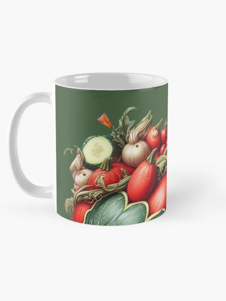 Thumbnail 5 of 6, Coffee Mug, Red Zucchini Rabbit designed and sold by ComputerContent.