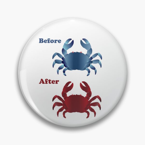 Item preview, Before and After Crab Grilling Cooking designed and sold by articlave.