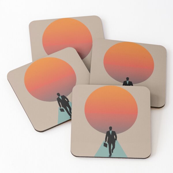 Item preview, Man's silhouette in sunset tones designed and sold by Magico Paco.