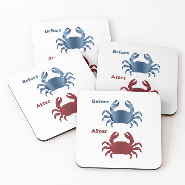Item preview, Before and After Crab Grilling Cooking designed and sold by articlave.