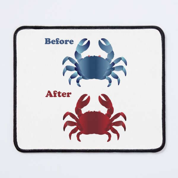 Item preview, Before and After Crab Grilling Cooking designed and sold by articlave.