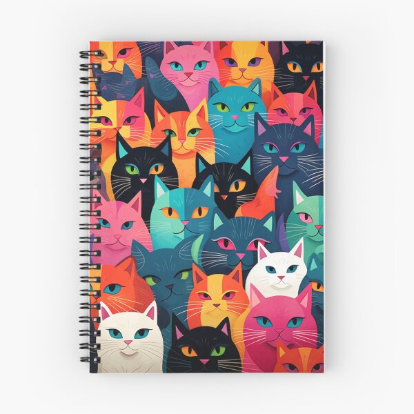 Item preview, Shades of cats pattern designed and sold by SmileshareShop.