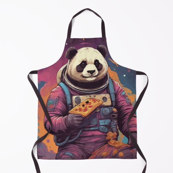 Item preview, Panda Astronaut Eating a Pizza in Space Ver2 designed and sold by thecatcouch.