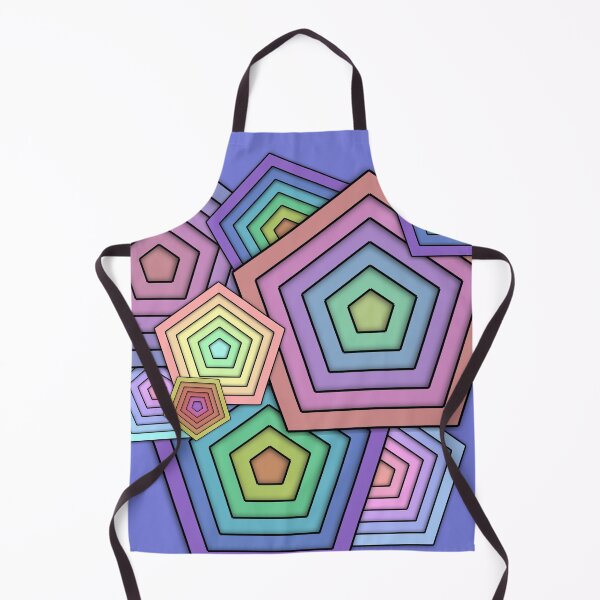 Item preview, Pentagonal Symphony: Overlapping Abstract Elegance designed and sold by EnjoYarty.